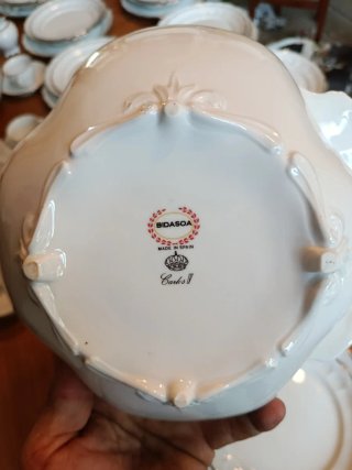 Vajilla Bidasoa Carlos 4 piezas porcelana