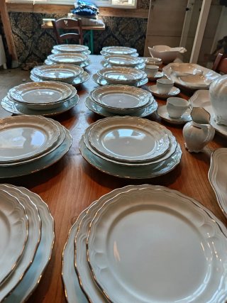 Vajilla Bidasoa Carlos 4 piezas porcelana