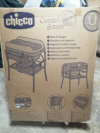 Bañera y cambiador Chicco Cuddle & Bubble