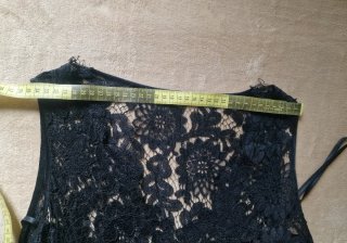 Vestito Pizzo Miguel Berbel Nero