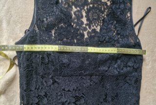 Vestito Pizzo Miguel Berbel Nero
