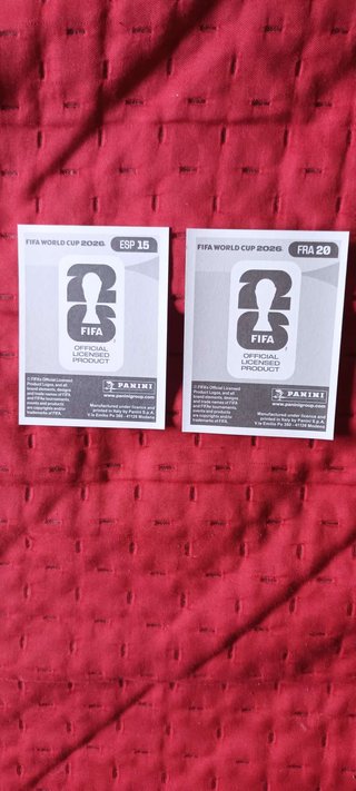 Yamal + Mbappé Mondiali 2026 Panini