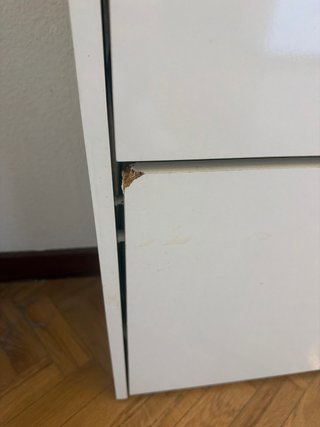 Zapatero blanco 3 baldas