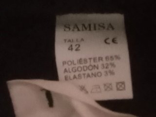 Pantalón de trabajo hombre negro