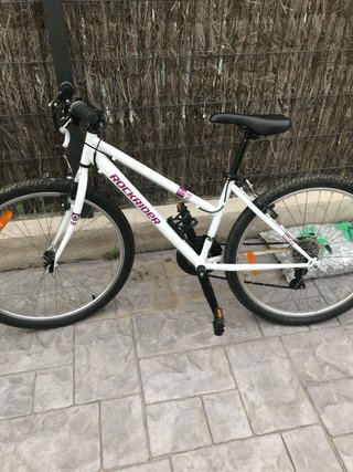 Bicicleta Rockrider Blanca