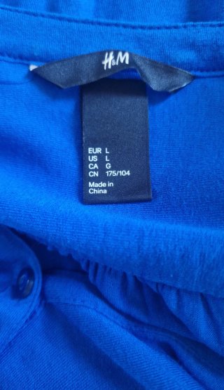 Blusa H&M blu
