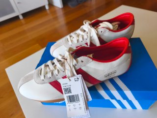 Zapatillas Adidas Tokyo Talla 40 Rojas y Blancas