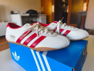 Zapatillas Adidas Tokyo Talla 40 Rojas y Blancas