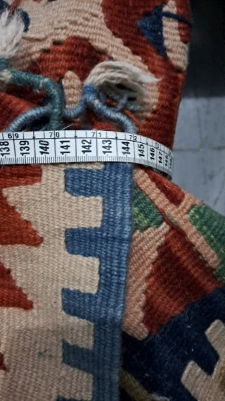 Alfombra turca Kilim antigua
