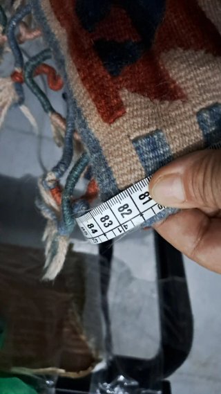 Alfombra turca Kilim antigua