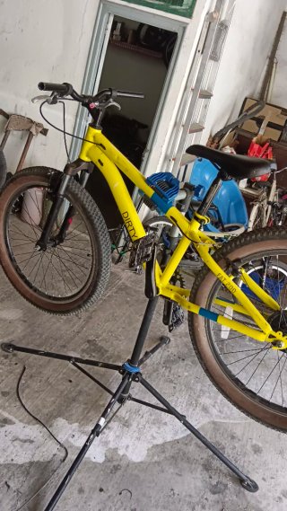 Bicicleta Dirt 200 Fat Amarilla