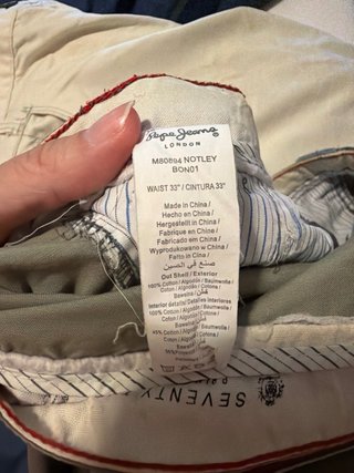Bermudas Pepe Jeans Talla M Verde Oliva
