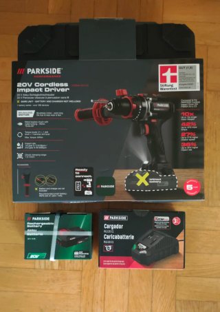 Taladro Percutor Parkside Performance 20V