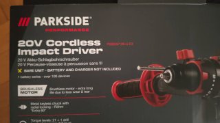 Taladro Percutor Parkside Performance 20V