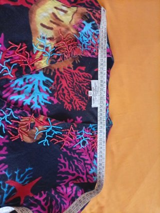 Antica Sartoria Positano Vestito Ricamato coralli