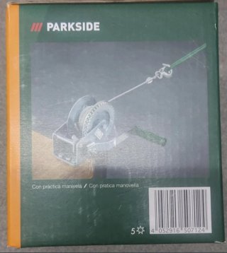 Guincho manual Parkside 600kg - novo