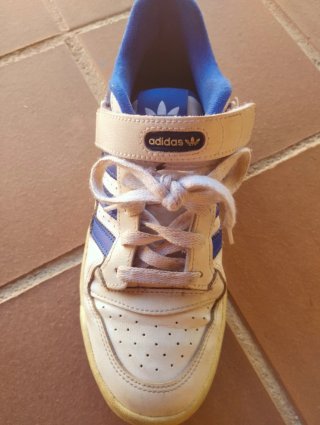 Zapatillas Adidas Mujer Blancas y Azules