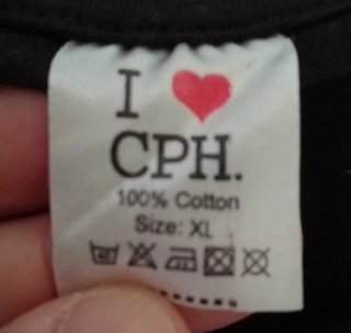 Maglietta "I love CPH"