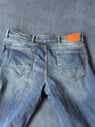 Pack 3 Vaqueros Hombre Azules talla 38 como una 48