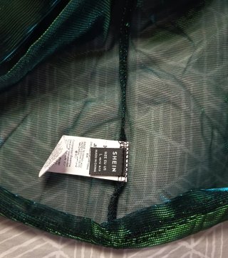 Camiseta Malla Verde Brillante Talla Única