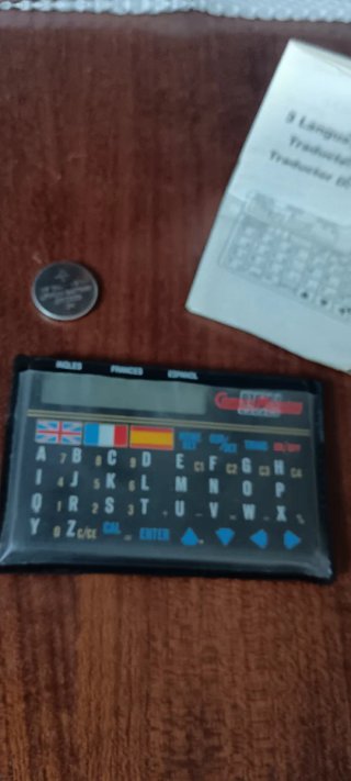 Traductor 3 idiomas Compra Maestra Vintage