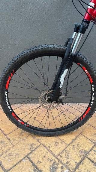 Bicicleta Montañera Indur Roja