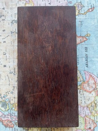 Caja antigua para sellos de madera