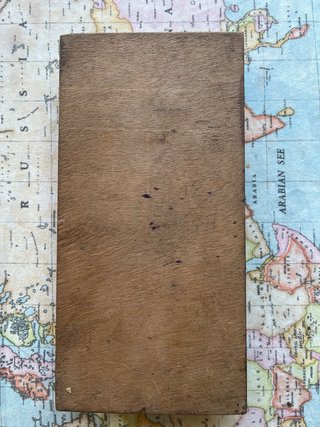 Caja antigua para sellos de madera