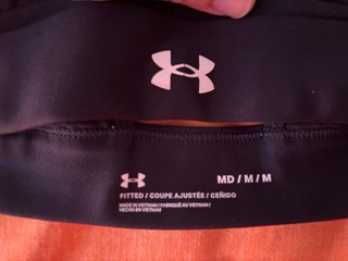 Sujetador deportivo Under Armour negro