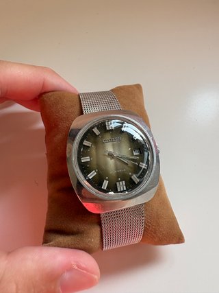Citizen Automático Reloj Plata Verde