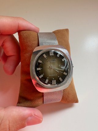 Citizen Automático Reloj Plata Verde