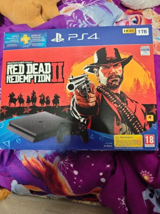 PS4 Slim 1TB Red Dead Redemption 2 Bundle