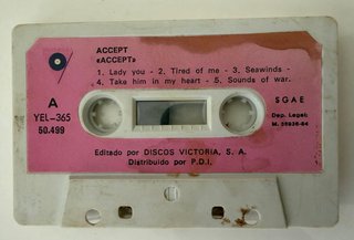 Casete Accept Accept Heavy Metal