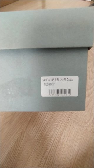 Sandalias negras mujer 37