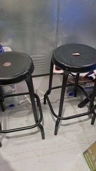 2x Taburete Alto Ikea Negro
