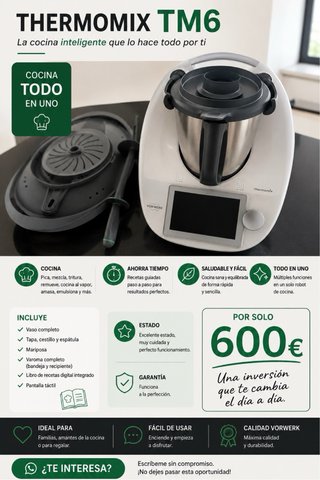 Thermomix TM6 - Cocina inteligente