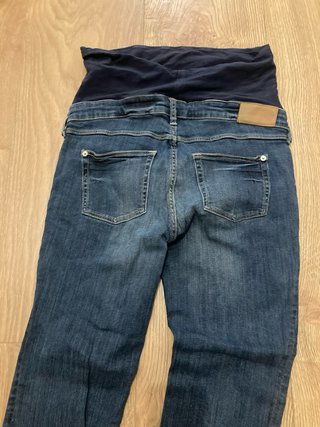 Jeans premaman blu