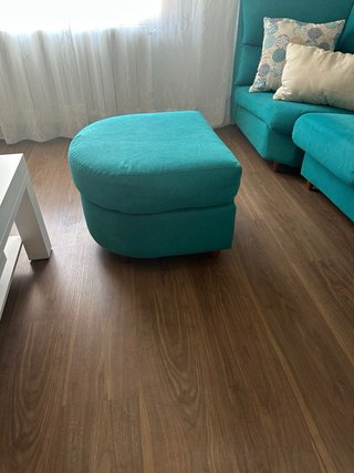 Sofá modular verde azulado 2.90m