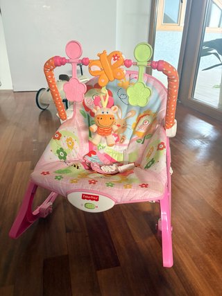 Silla Columpio Bebé Fisher-Price Rosada