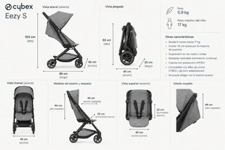 Silla de paseo Cybex Eezy Ligera