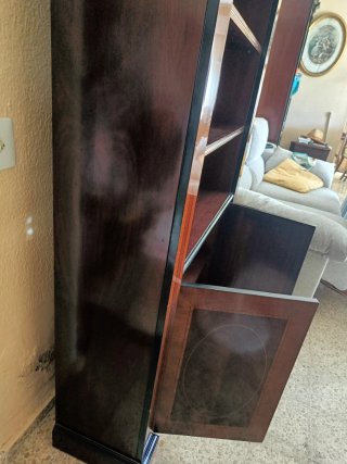 Libreria classica in legno massello 230 cm