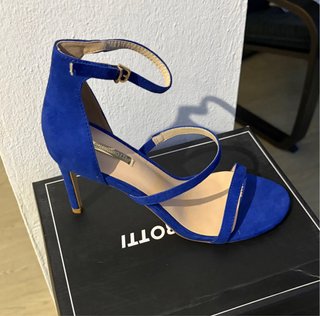 Zapatos de tacón azul NUEVOS