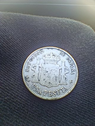 Una peseta Alfonso XIII 1903