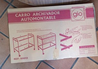 Carro Archivador Gio Automontable Sin Estrenar