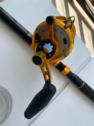 Coppia di Mulinelli Okuma Makaira 50WII Dorato
