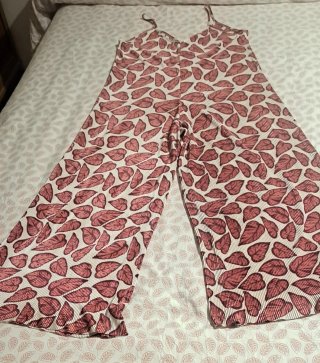 Mono pantalón estampado hojas T:S