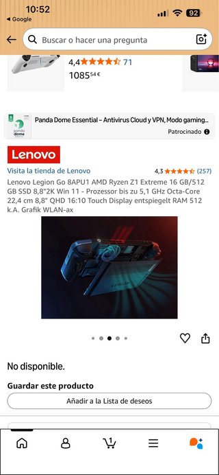 Lenovo Legion Go 16GB RAM