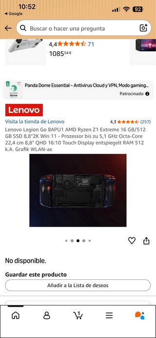Lenovo Legion Go 16GB RAM