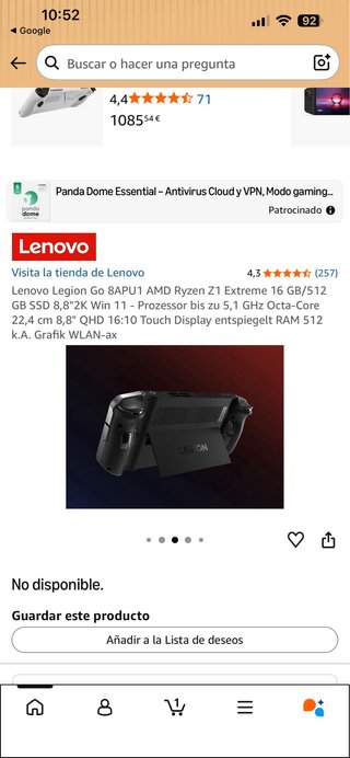 Lenovo Legion Go 16GB RAM