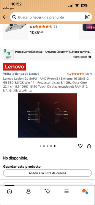 Lenovo Legion Go 16GB RAM